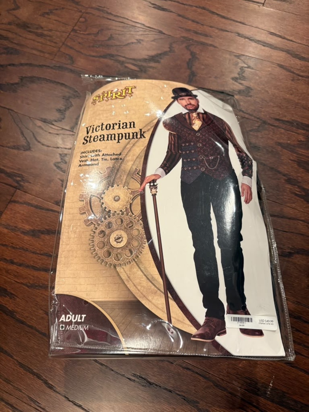 Spirit Victorian Steampunk Black Men's Pants